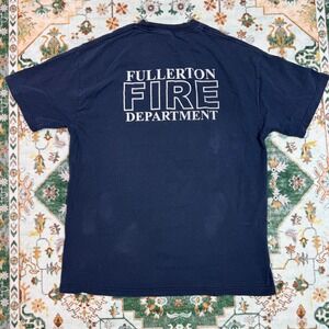 Vintage Fullerton Fire Department T Shirt XL Graphic‎ Tee